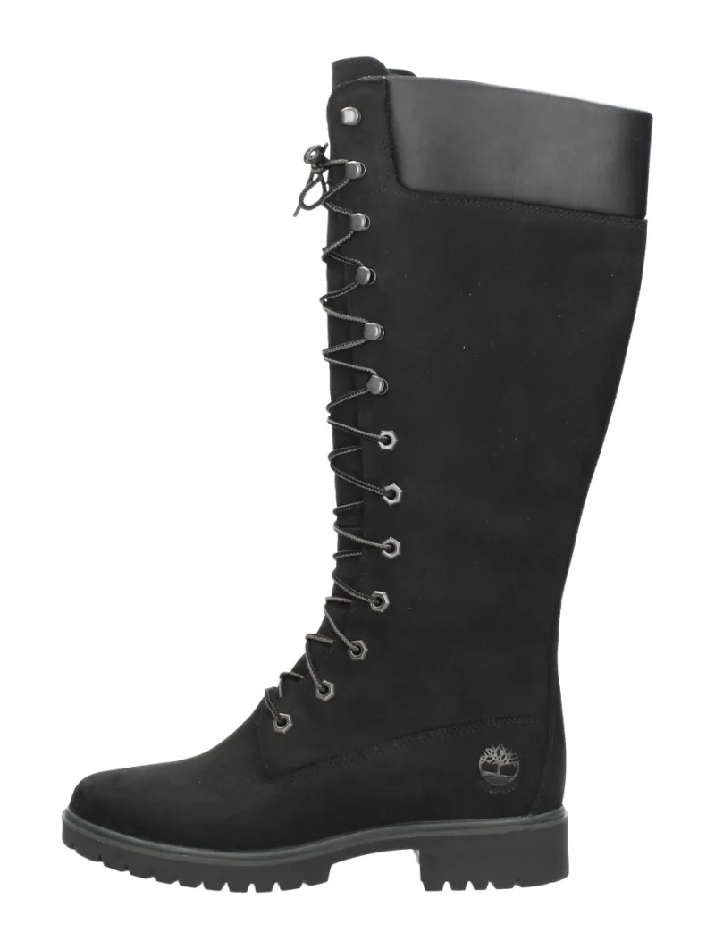 Laarzen: Timberland Premium 14 Inch Boot, lange laarzen voor dames in zwart