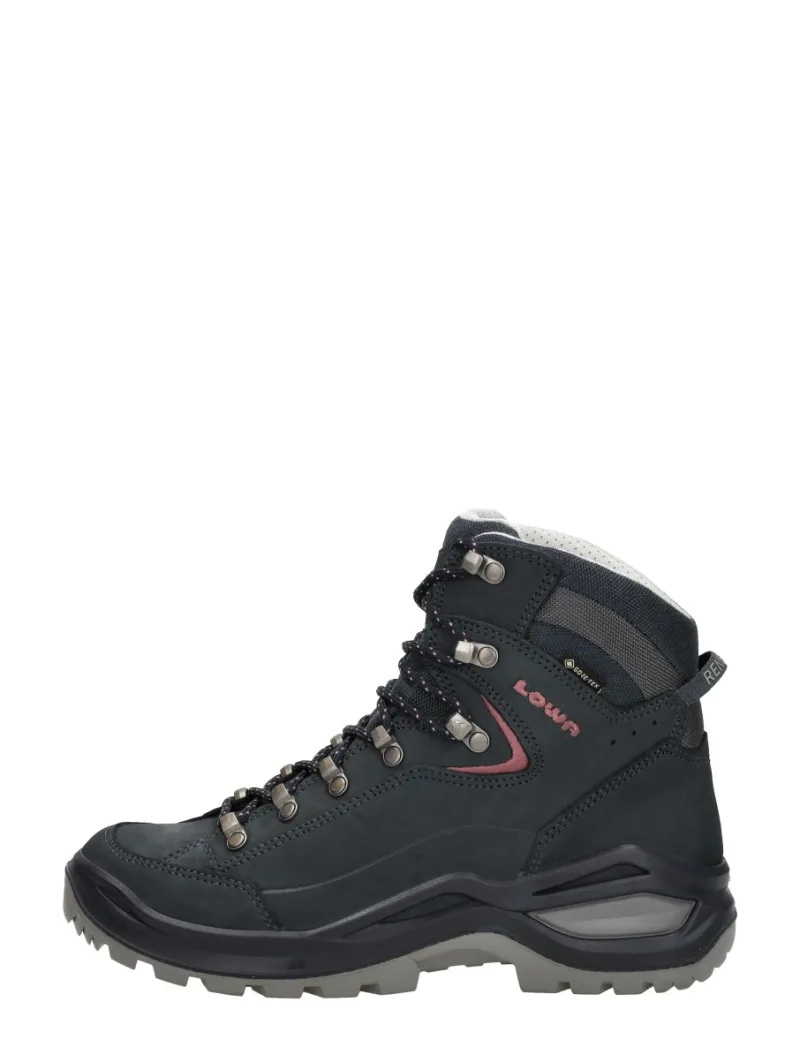 Veterschoenen: Lowa Renegade Evo GTX Mid Ws, hoge veterschoenen voor dames in blauw